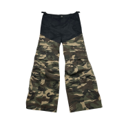 qAp Two Tiered Cargo Pants Double Camo