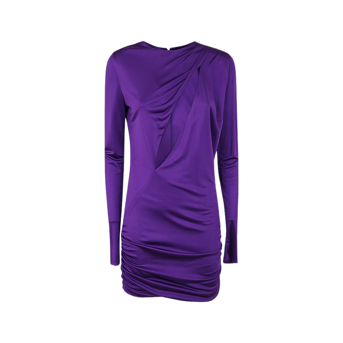 1010043-1A00572-1LD60 (W) Versace Jersey Dress Purple