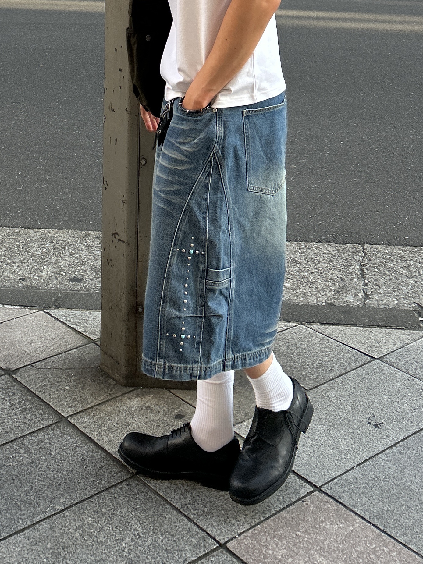 Yase Mud Horsehide Derby Black, Aftermath Atm Logo Ball Cap Khaki 착용 스타일 - 3
