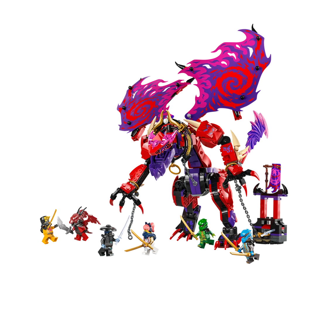 레고 닌자고 혼돈의 썬더 팽 드래곤(Lego Ninjago Thunderfang Dragon of Chaos)