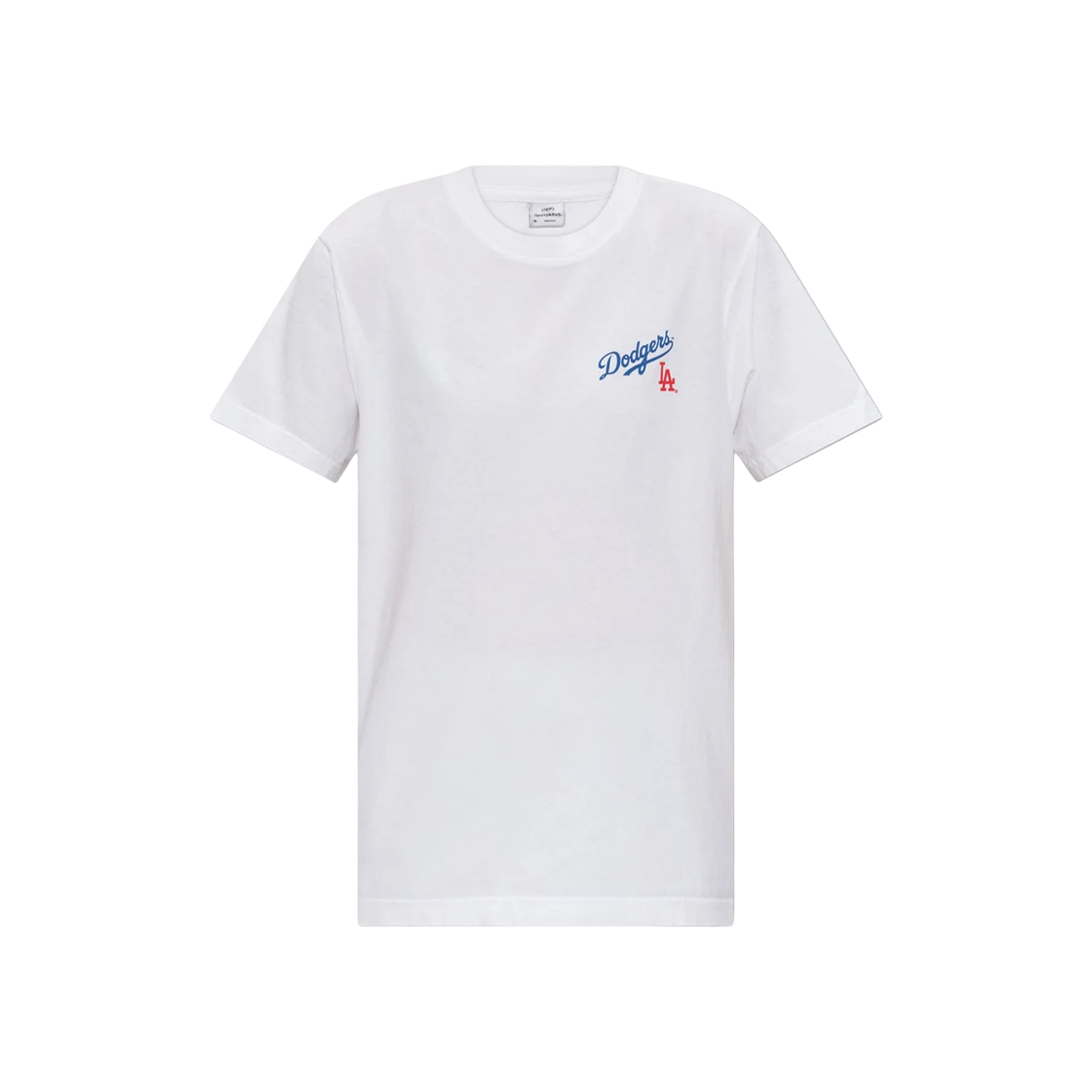 스포티 앤 리치 로고 프린트 크루넥 티셔츠 화이트 팀 블루(Sporty & Rich Logo Print Crewneck T-Shirt White Team Blue) - 1