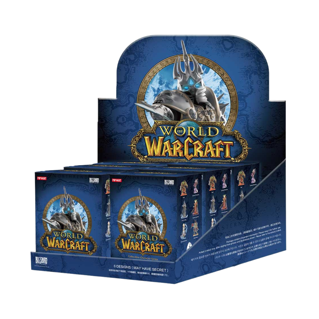 팝마트 월드 오브 워크래프트 클래식 캐릭터 시리즈 미개봉 랜덤박스 (6개입)(Pop Mart World of Warcraft Classic Character Series Sealed Case (6 Blind Boxes)) - 1