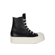 (W) Rick Owens Mega Bumper Sneakers Black Milk