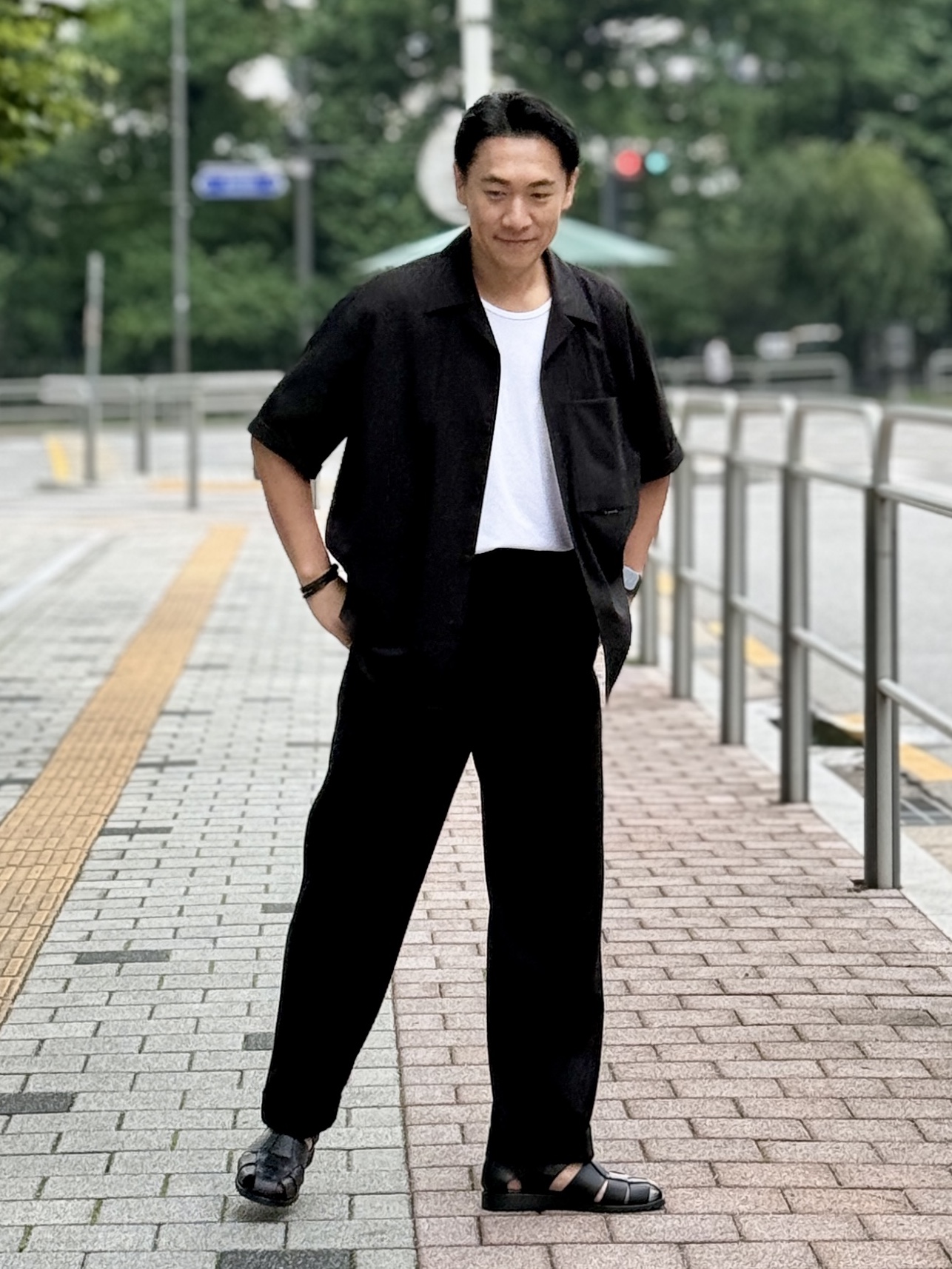Paraboot Pacific Lisse America 착용 스타일 - 4