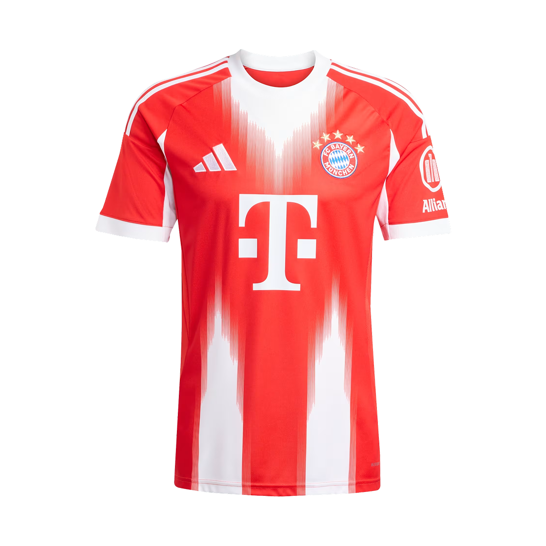 아디다스 FC 바이에른 뮌헨 2025/26 홈 저지 레드 - KR 사이즈 (논 마킹 버전)(Adidas FC Bayern Munchen 2025/26 Home Jersey Red - KR Sizing (Non Marking Ver.))