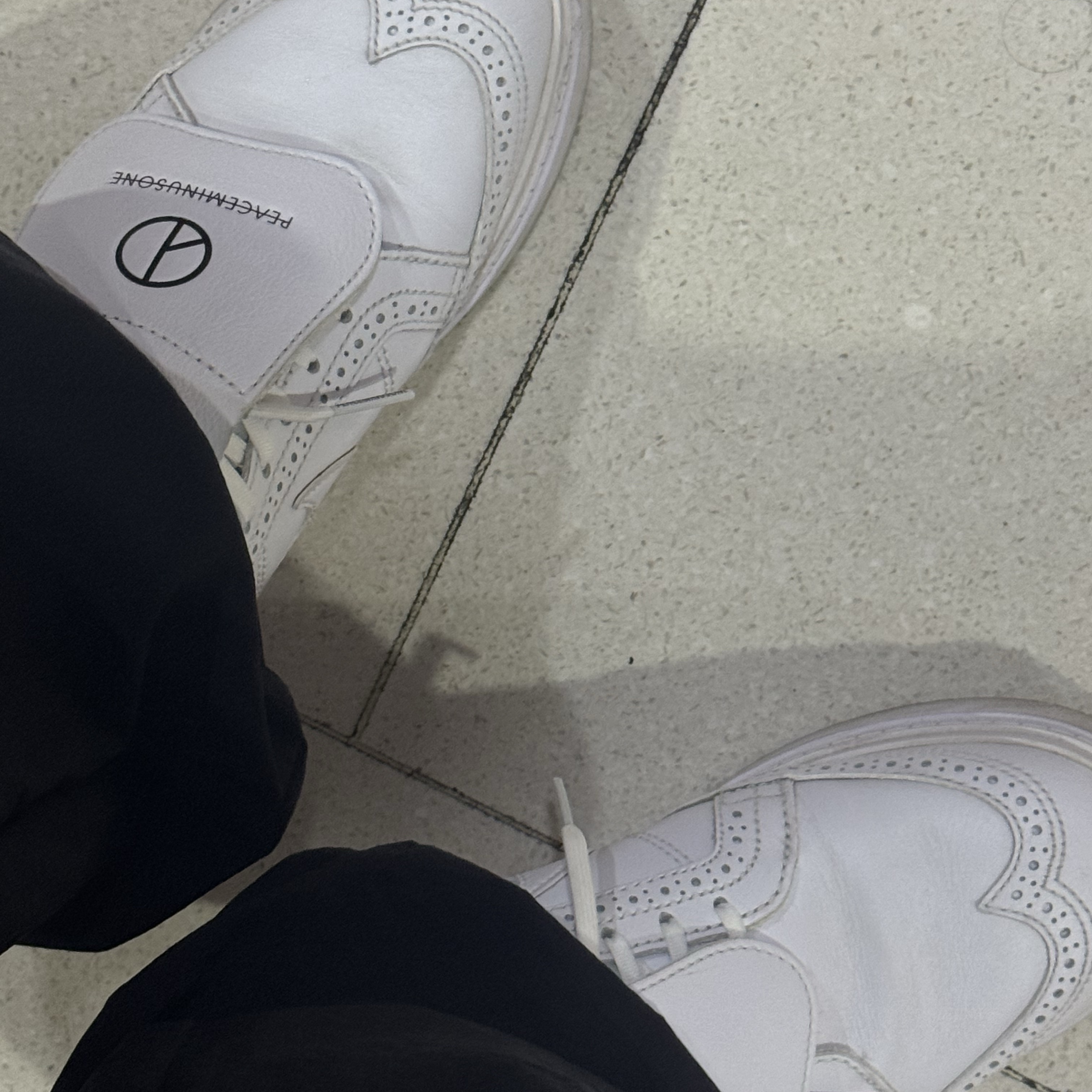 Nike x Peaceminusone Kwondo1 White 착용 스타일