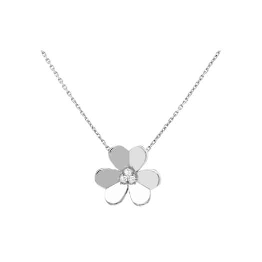 ITLOSDPAWVEF Van Cleef & Arpels Frivole Large Necklace White Gold VCARD25300