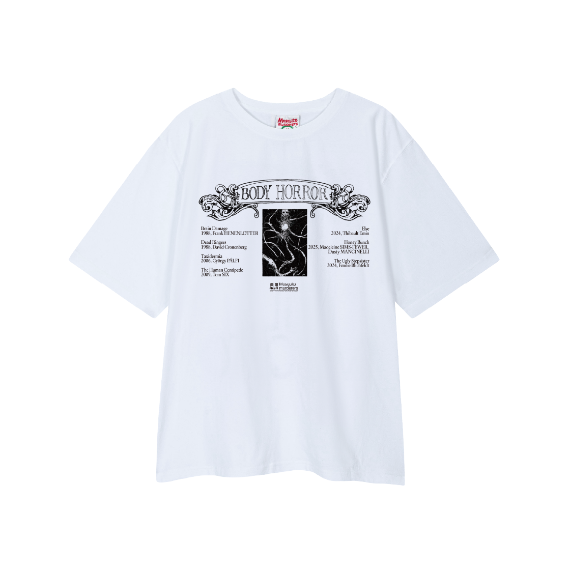 8039338 [프리오더] Mosquito Murderers x 2025 BIFAN Body Horror T-Shirt