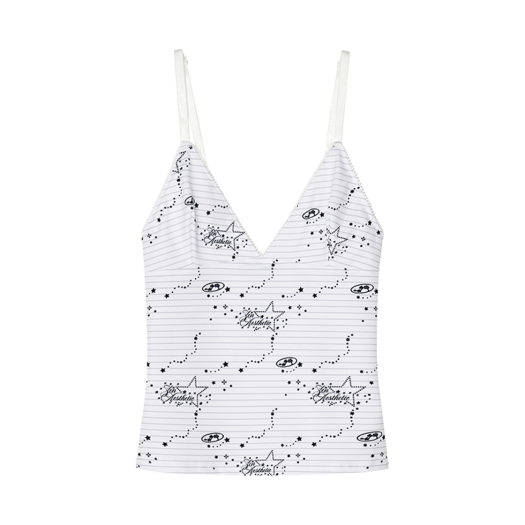 49886 Kashiko Cozy Camisole Top Stripe