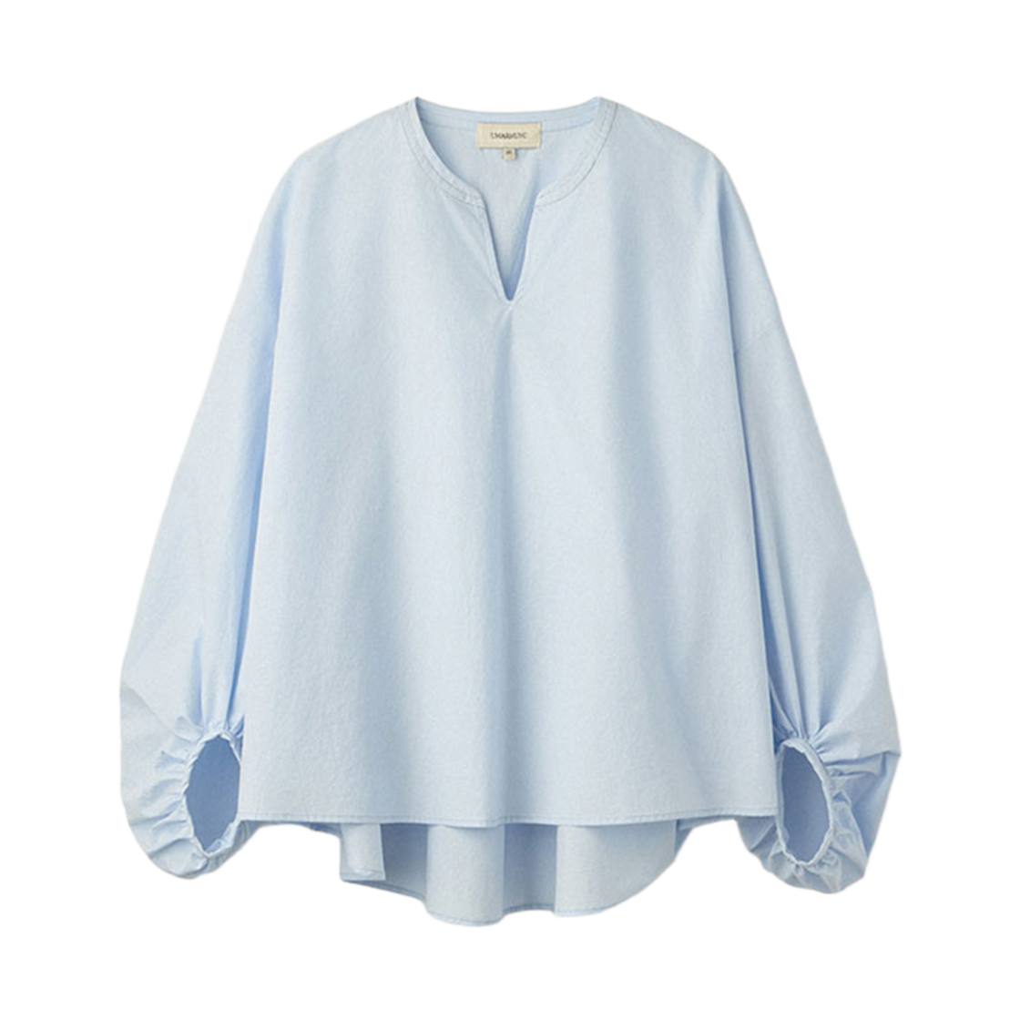 우마뭉 크리스피 코튼 벌룬 슬리브 셔츠 브리즈