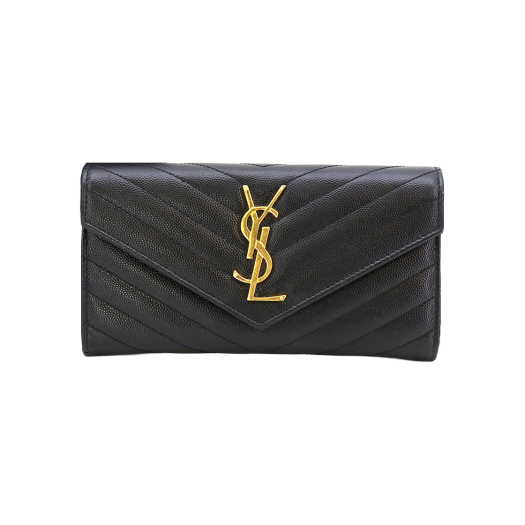 ITUN35R6M74P Saint Laurent Caviar Long Wallet 372264