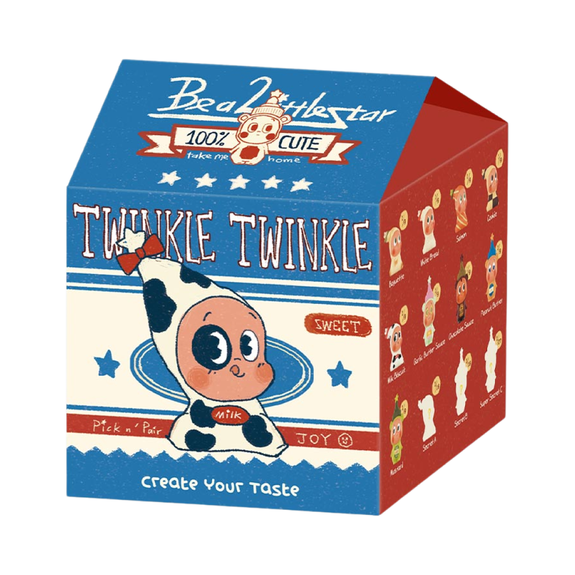 팝마트 작은별 나만의 맛 조합 시리즈 A 피규어 미개봉 랜덤박스 (1개입)(Pop Mart Twinkle Twinkle Create Your Taste Series Figures Sealed Case (1 Blind Box)) - 1