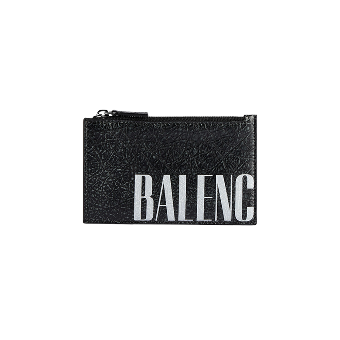 8274372ABO01060 Balenciaga Editor Long Coin and Card Holder Black White