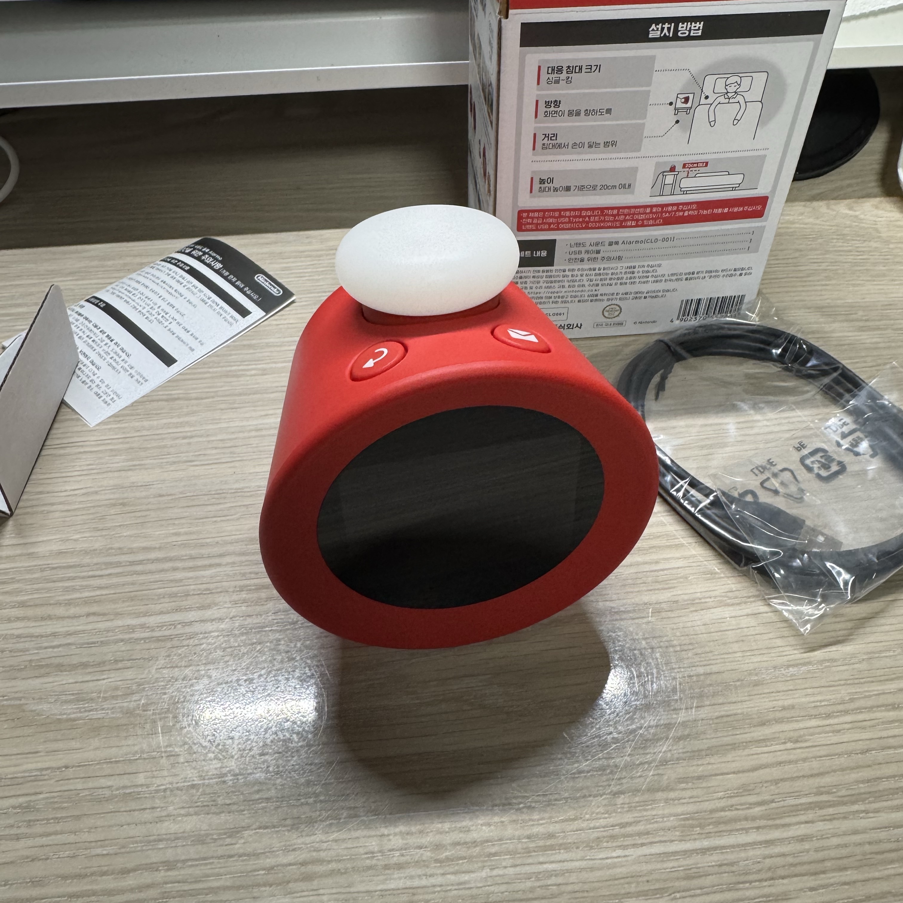 Nintendo Sound Clock Alarmo (Korean Ver.) 착용 스타일 - 2