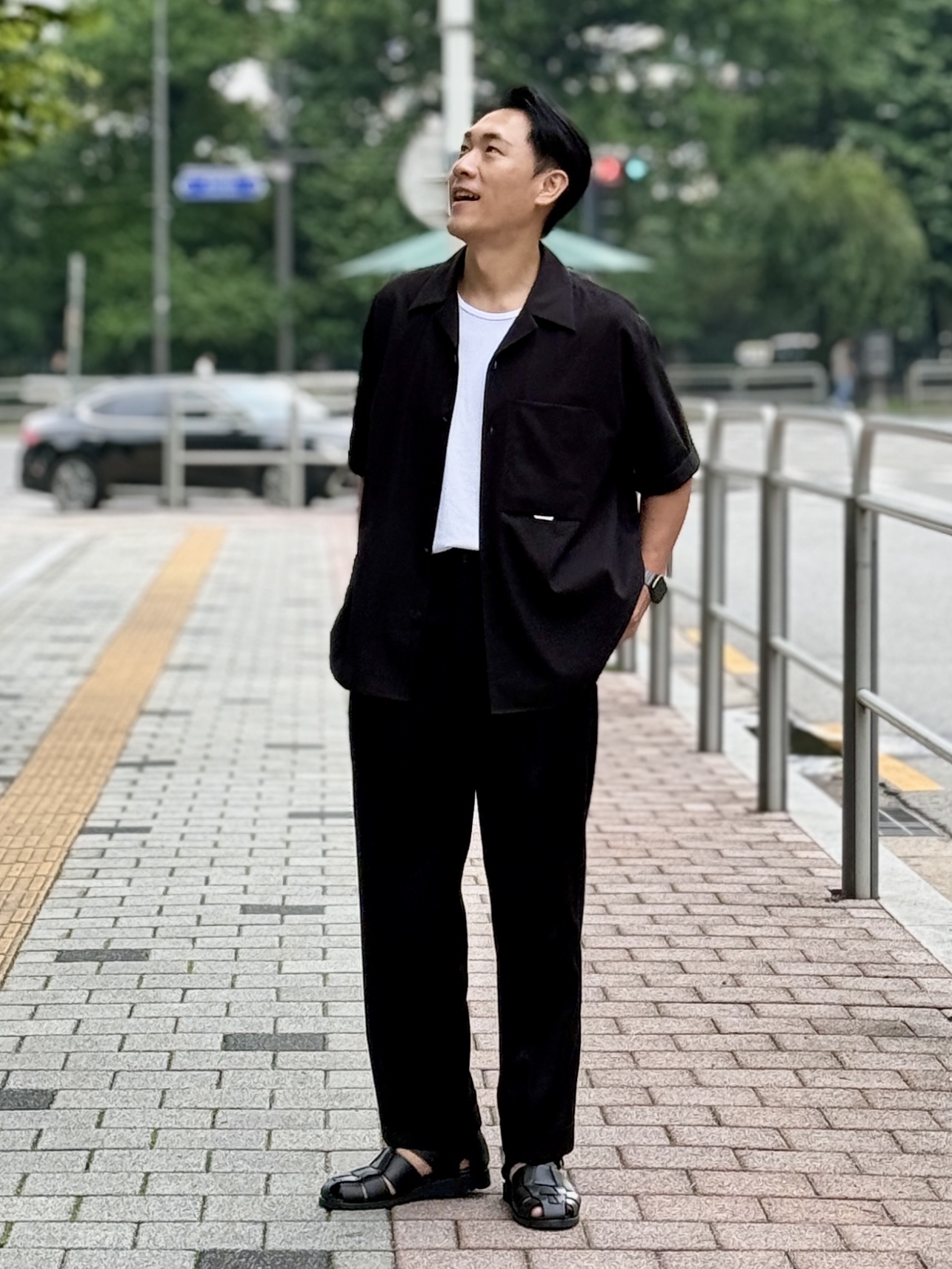 Paraboot Pacific Lisse America 착용 스타일 - 3