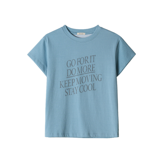 (W) Aviemuah Vintage Lettering Graphic T-Shirt Mint