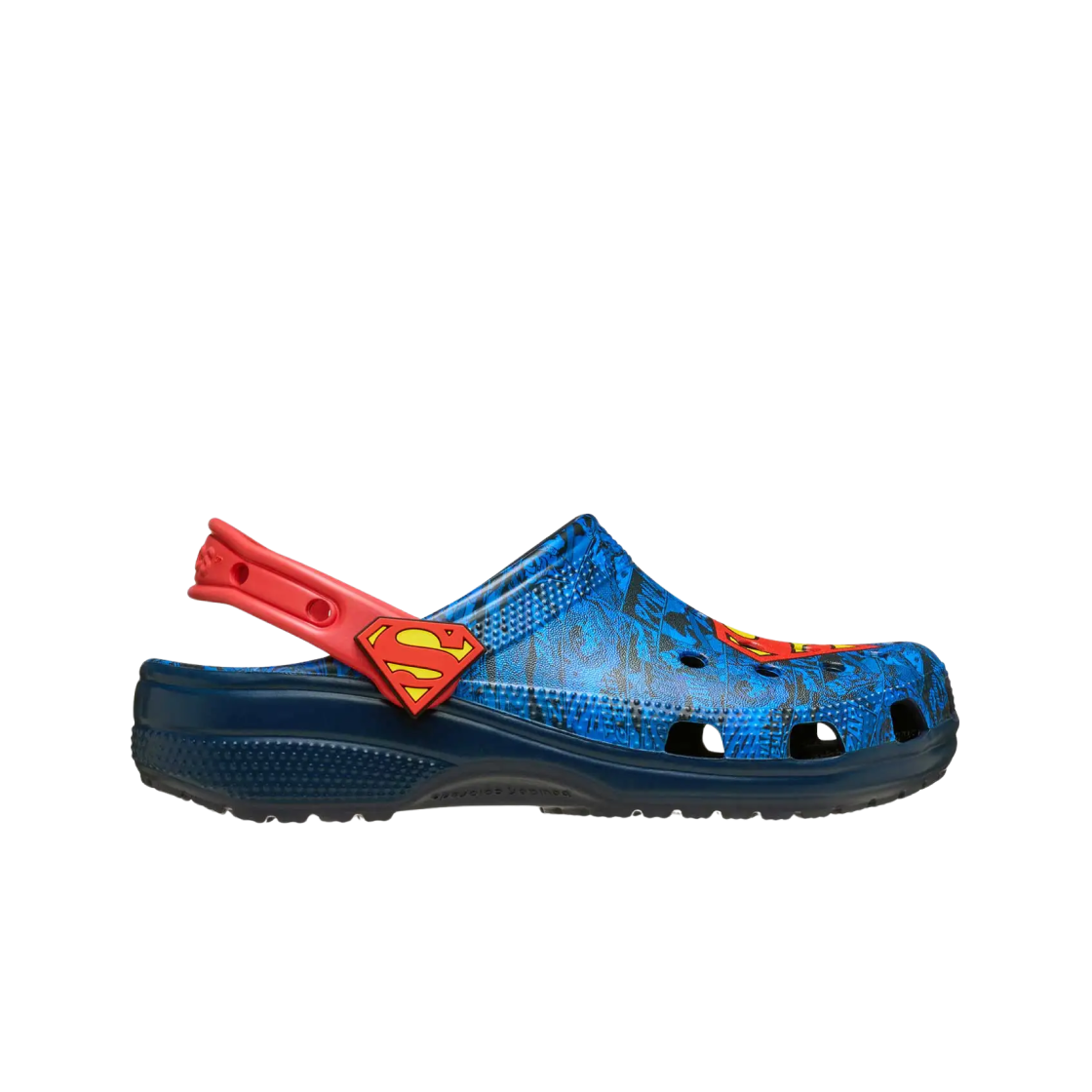 211131-90H Crocs x DC Comics Superman Classic Clog Blue Red