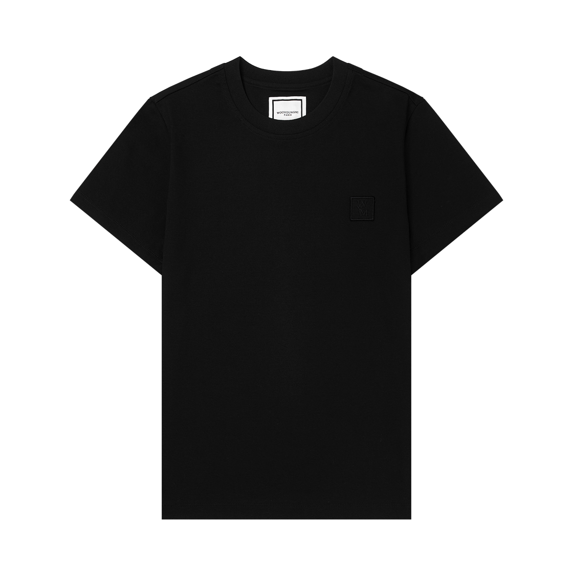 W) 우영미 3D 코랄 백로고 티셔츠 블랙 - 25SS | Wooyoungmi | KREAM