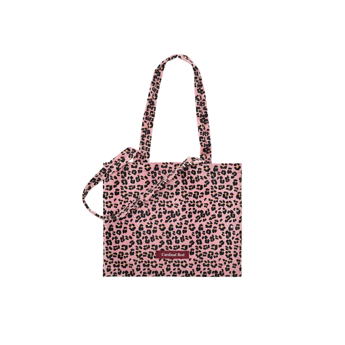 - Cardinal Red Eco Leopard Bag Pink