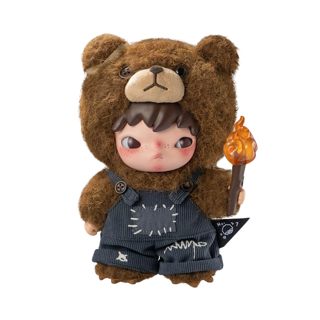 팝마트 히로노 리빙 와일드-파이트 포 조이 플러시 돌(Pop Mart Hirono Living Wild-Fight For Joy Plush Doll)