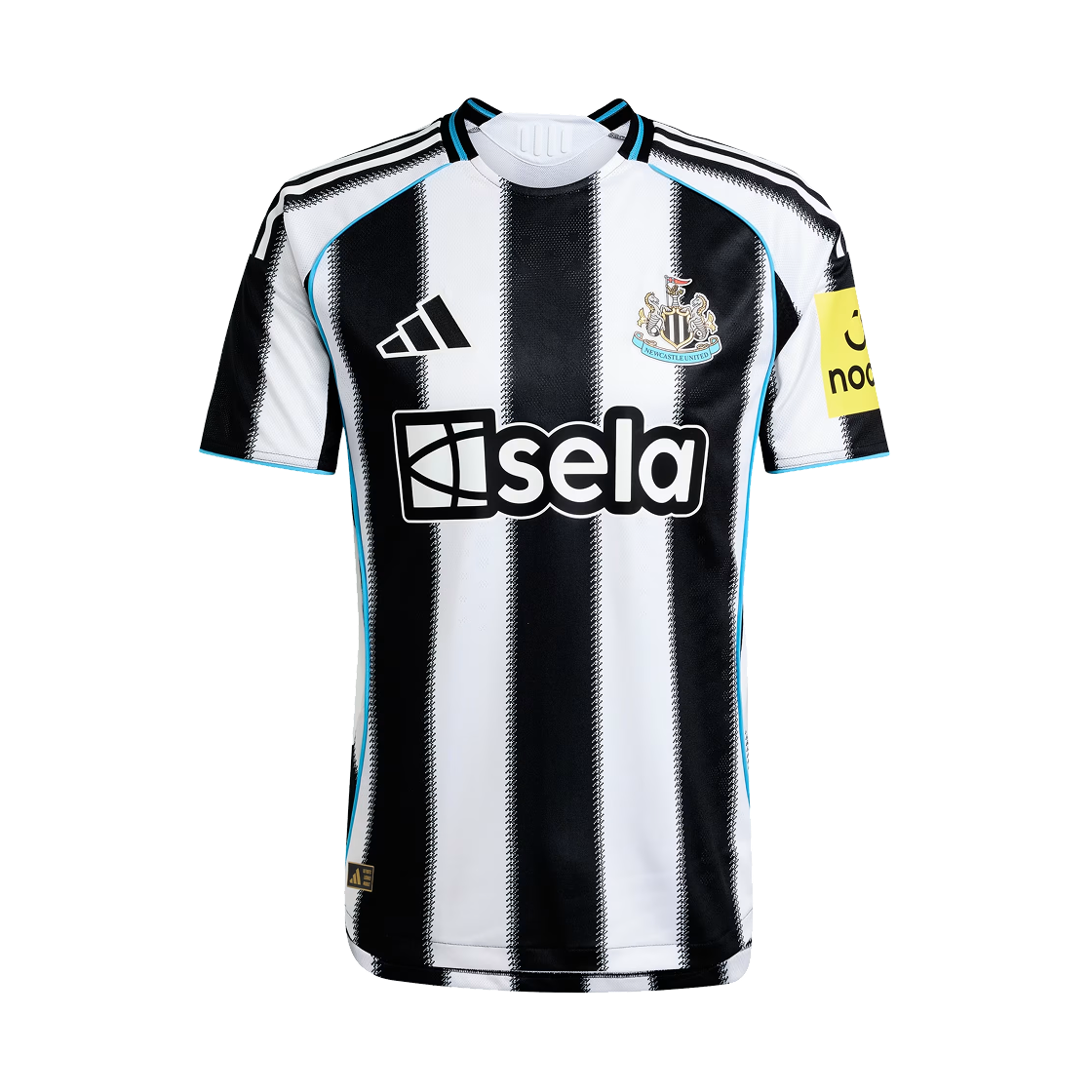 아디다스 뉴캐슬 유나이티드 FC 2025/26 홈 어센틱 저지 블랙 화이트 - US 사이즈 (논 마킹 버전)(Adidas Newcastle United FC 2025/26 Home Authentic Jersey Black White - US Sizing (Non Marking Ver.))