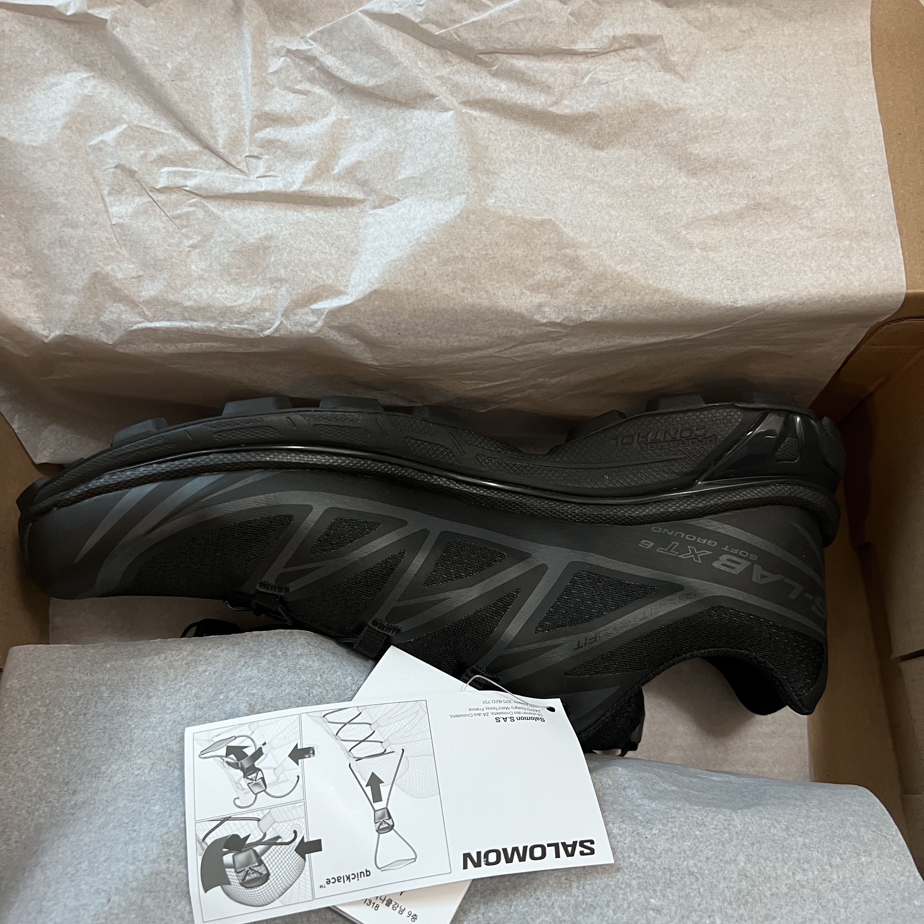 Salomon XT-6 ADV Black 착용 스타일