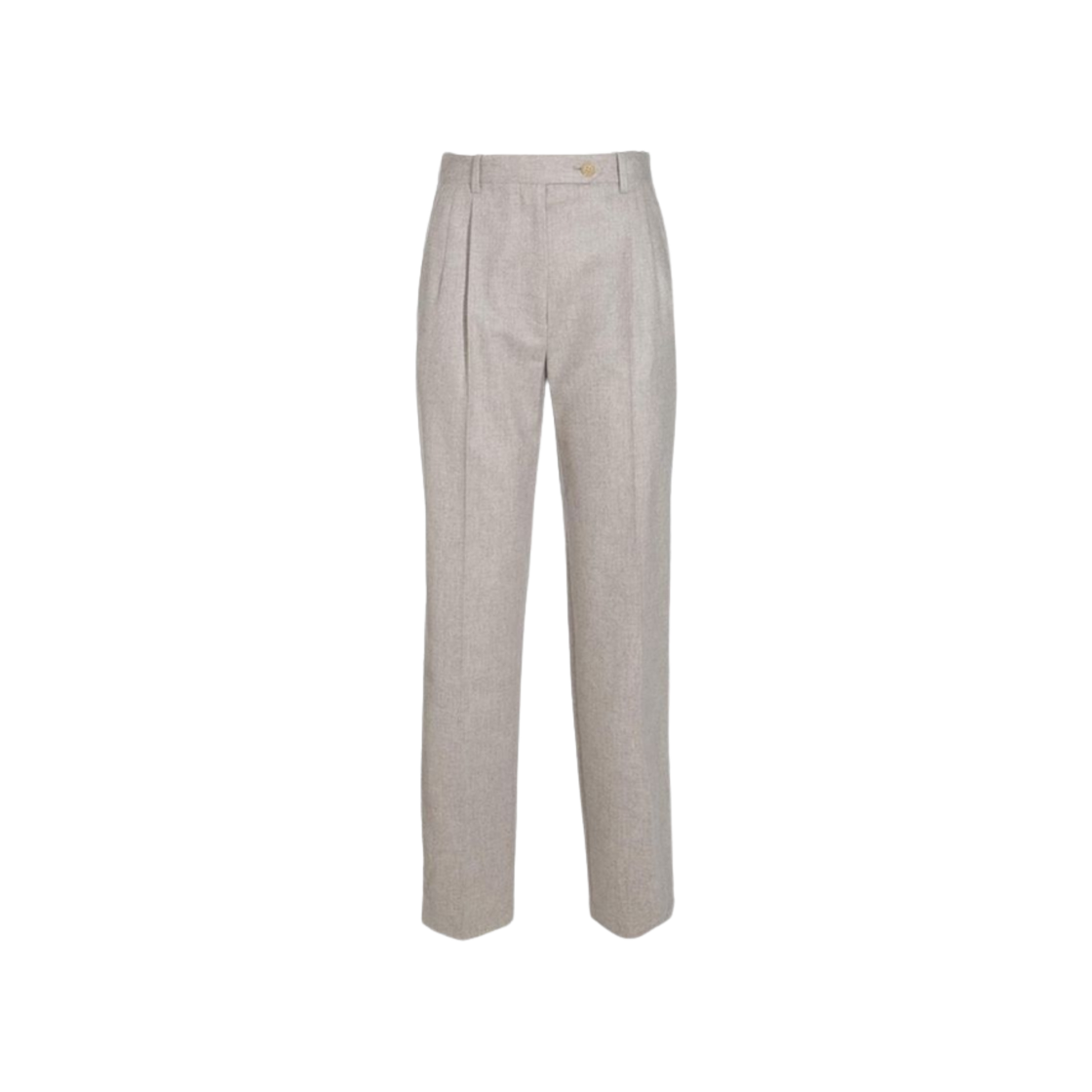 (W) 더 로우 울 앤 캐시미어 노버트 팬츠 라이트 그레이((W) The Row Norbert Pants in Wool and Cashmere Light Grey)