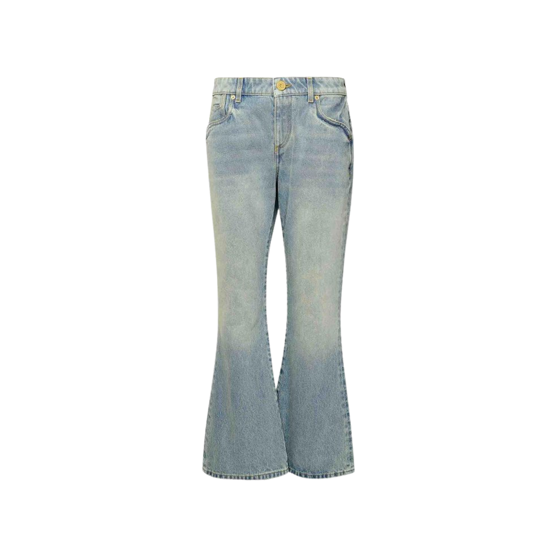 CF1MJ120DE046FF (W) Balmain Bootcut Denim Pants Blue