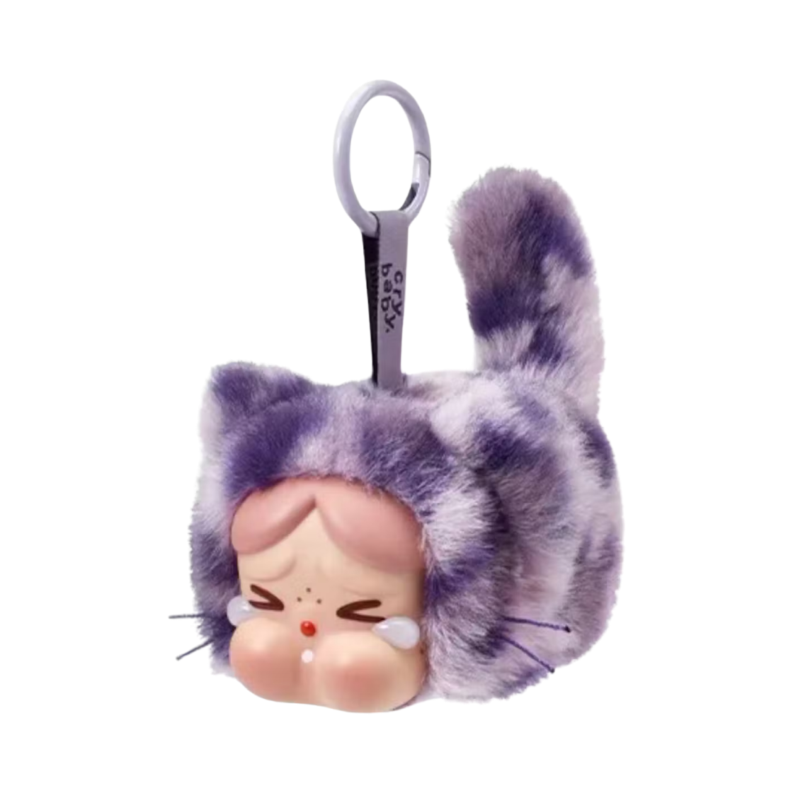 팝마트 크라이베이비 표범 냥이 시리즈 바이닐 플러시 펜던트 네온 냥이 (개봉 박스)(Pop Mart Crybaby Wild But Cutie Series Vinyl Plush Pendant Neon Cutie (Opened Case))