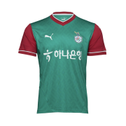 Puma Daejeon Hana Citizen 2025 Field Home Uniform Green Burgundy (Non Marking Ver.)