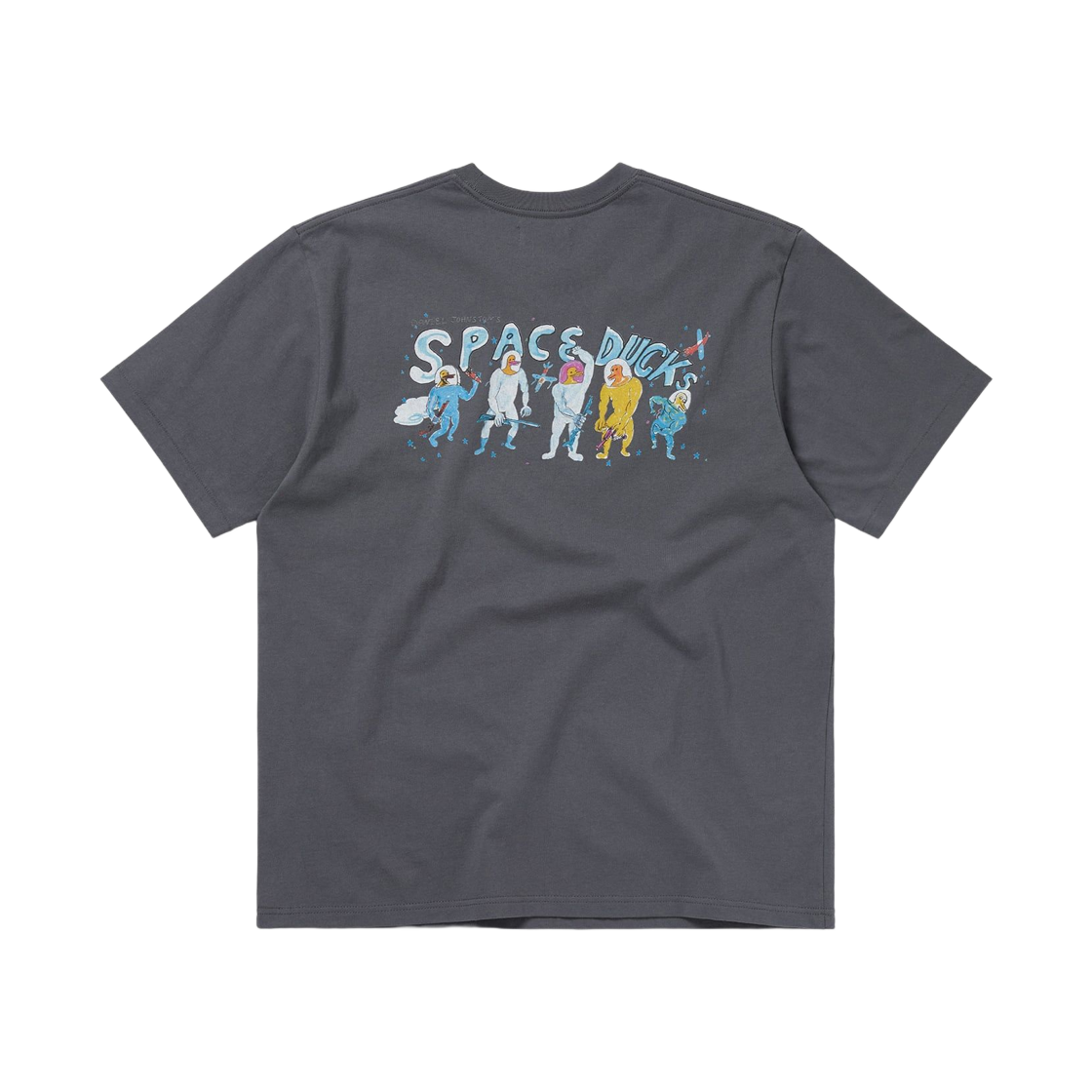 디스이즈네버댓 x 다니엘 존스턴 스페이스 덕스 티셔츠 다크 그레이(Thisisneverthat x Daniel Johnston Space Ducks T-Shirt Dark Grey) - 2