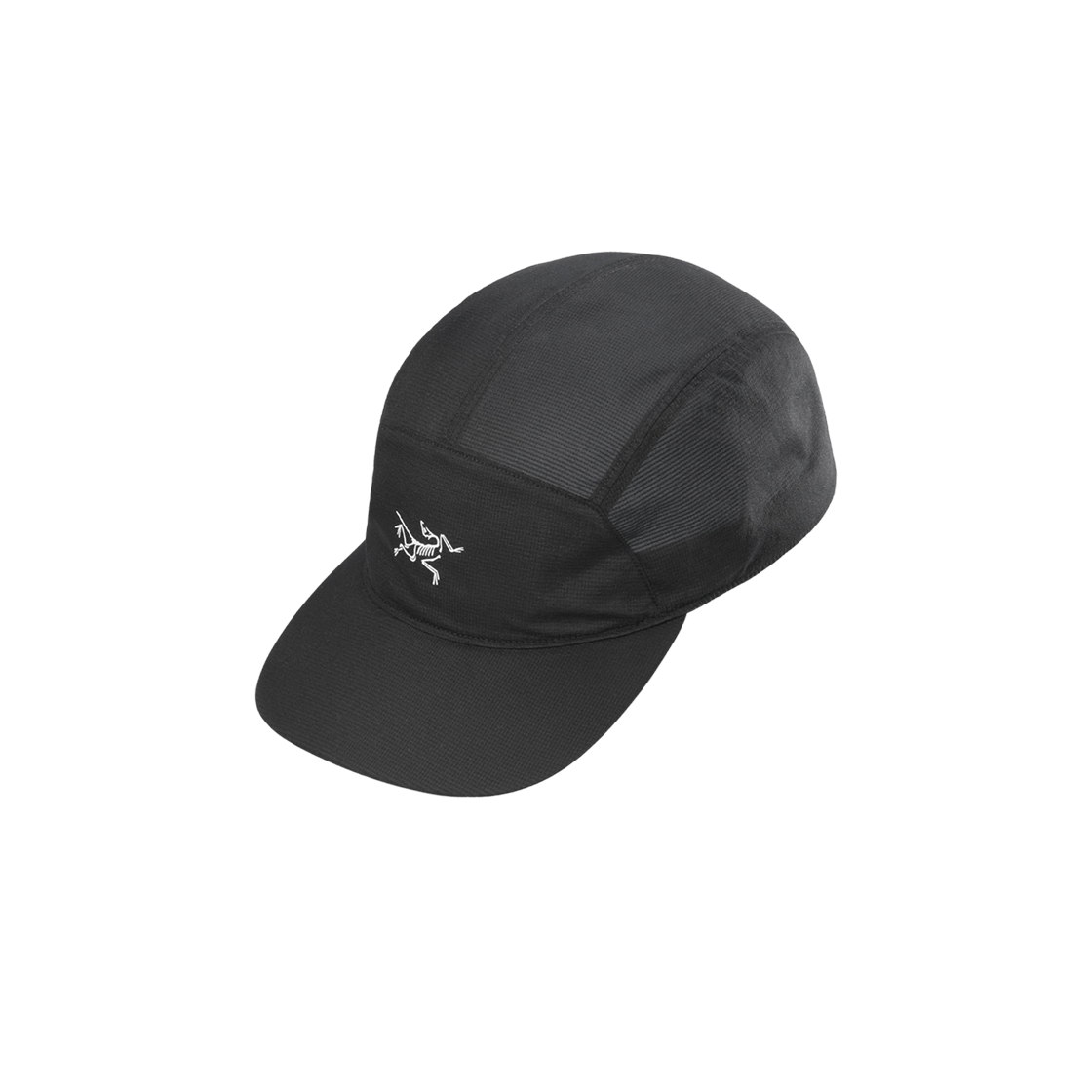 아크테릭스 에어리어스 5 패널 캡 블랙 아크틱 실크(Arc'teryx Aerios 5 Panel Cap Black Arctic Silk)