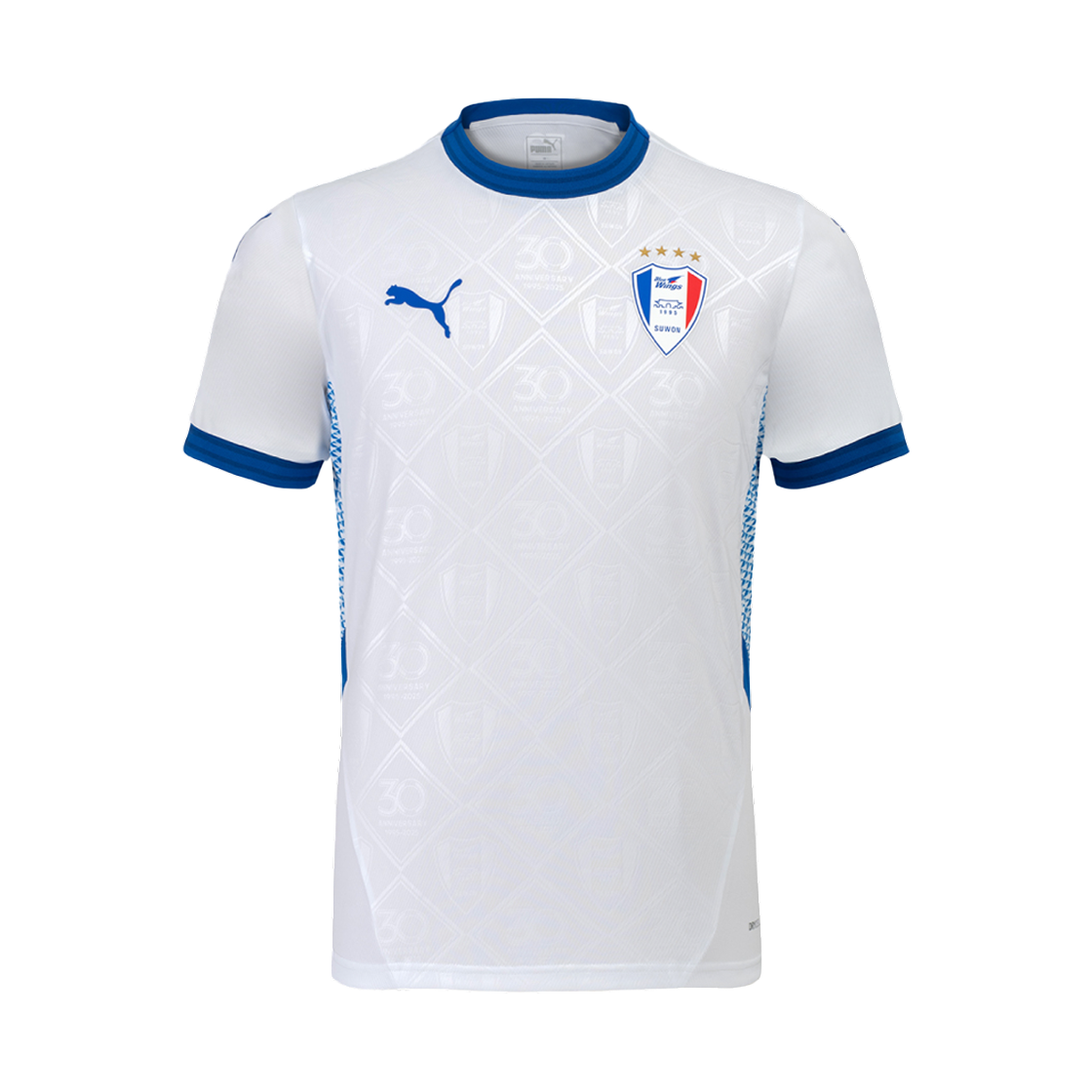 푸마 수원 삼성 2025 어웨이 저지 푸마 화이트 (논 마킹 버전)(Puma Suwon Samsung 2025 Away Jersey Puma White (Non Marking Ver.))