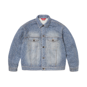 Supreme Fuck Stitch Denim Trucker Jacket Blue - 25SS