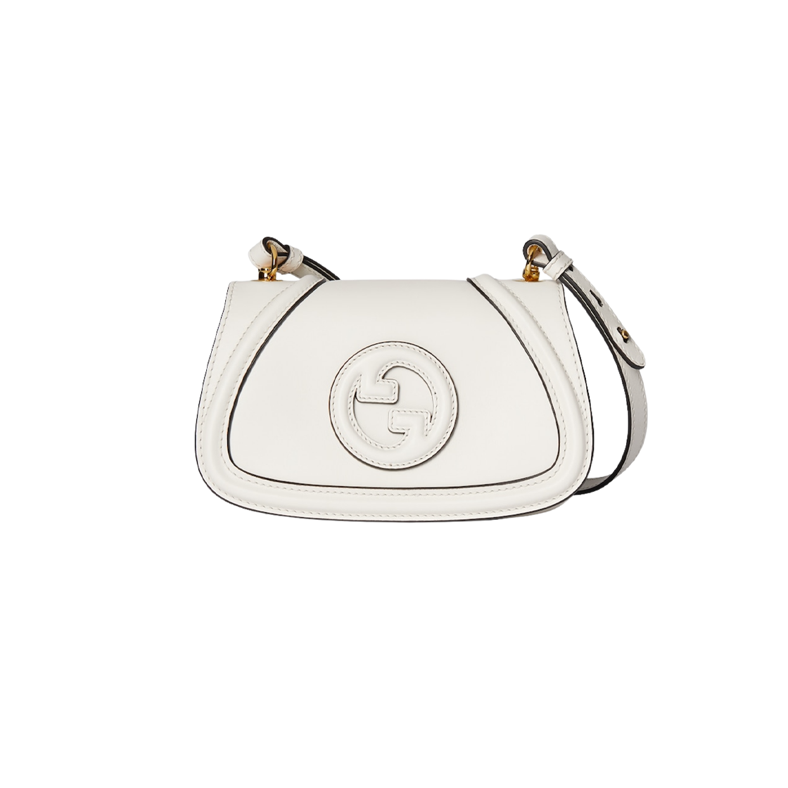815700-AAEC2-9050 Gucci Blondie Mini Shoulder Bag White Leather