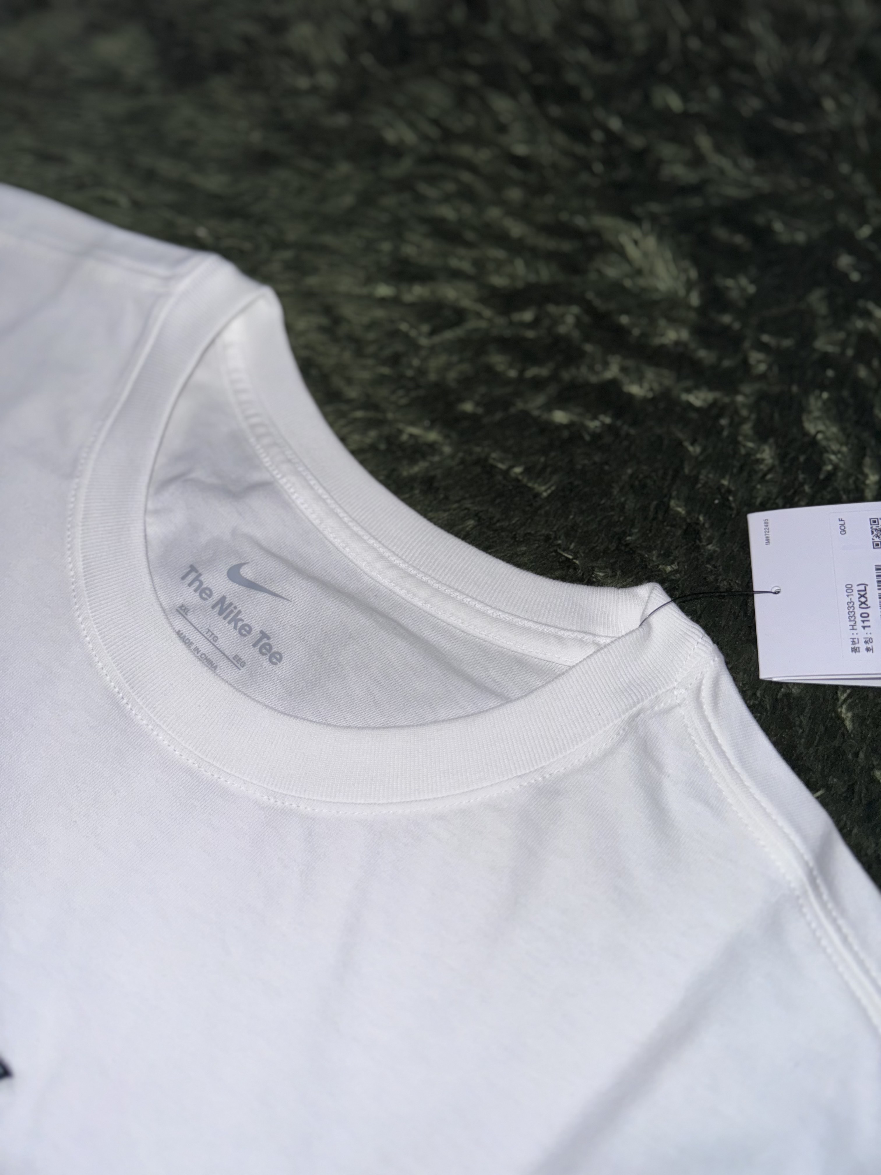Nike Golf T-Shirt White - Asia 착용 스타일 - 3