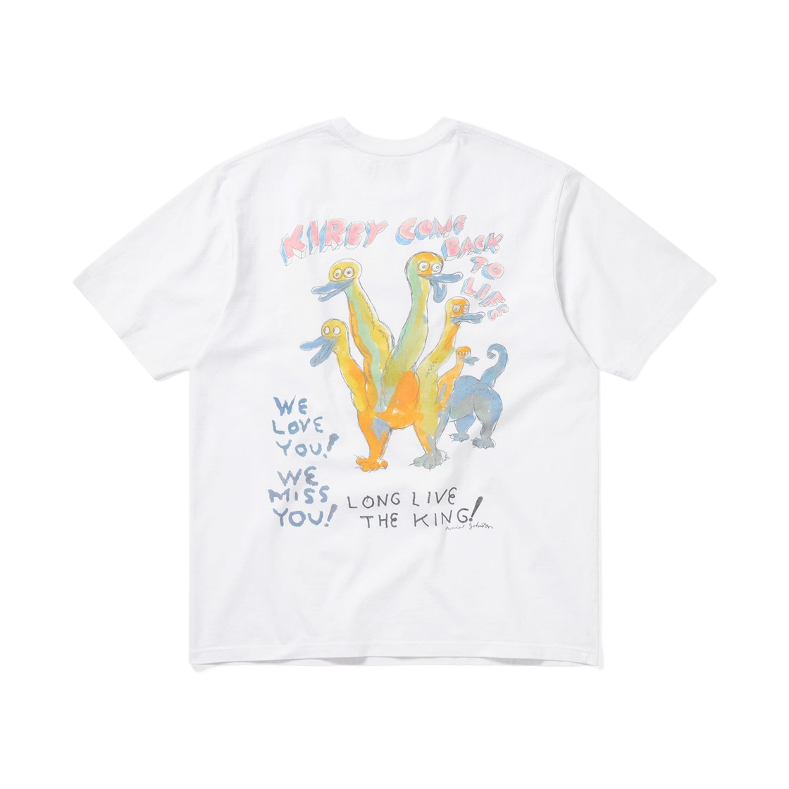 디스이즈네버댓 x 다니엘 존스턴 커비 티셔츠 화이트(Thisisneverthat x Daniel Johnston Kirby T-Shirt White) - 2