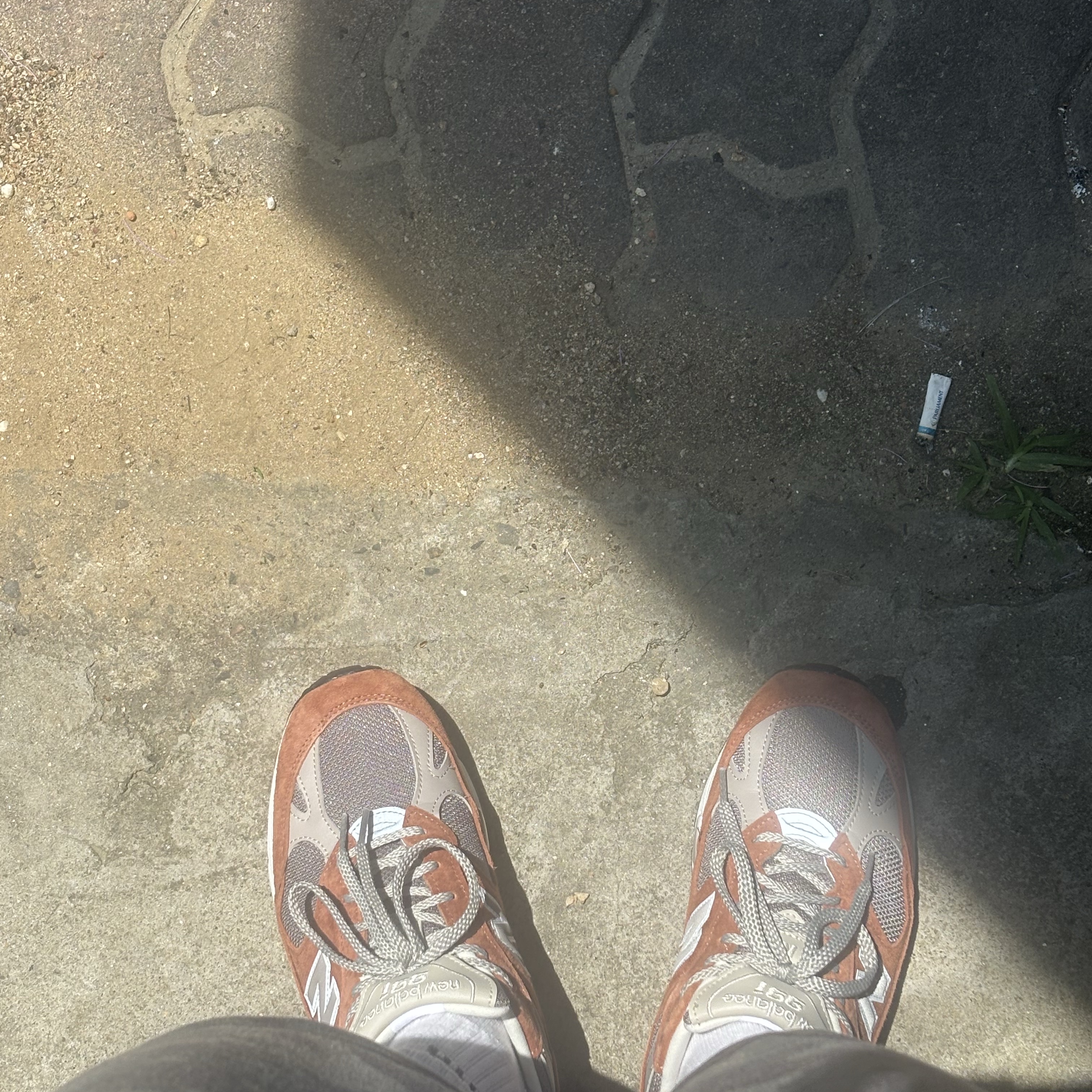 New Balance 991 Made in UK Sequoia Falcon 착용 스타일