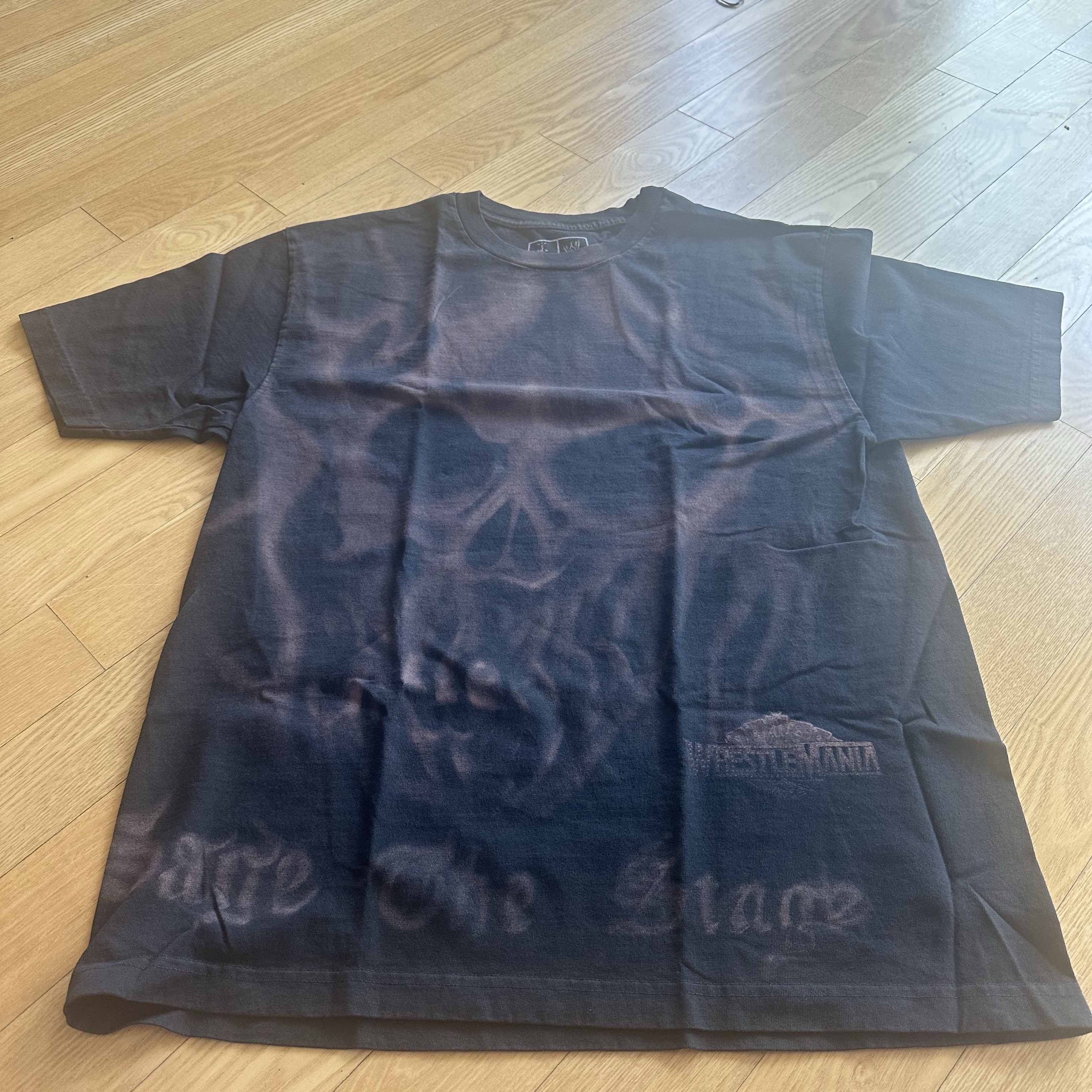 Travis Scott Cactus Jack x WWE Sage The Stage T-Shirt Black 착용 스타일 - 2