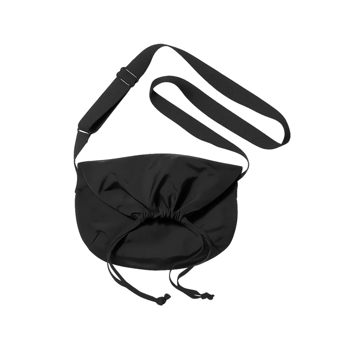 470102-09 Uniqlo U Drawstring Small Shoulder Bag Black