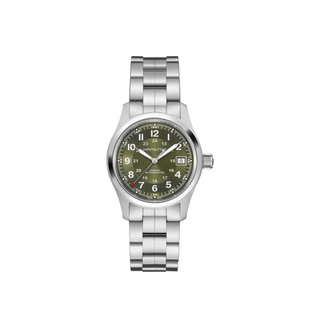 해밀턴 카키 필드 38mm 스테인리스 스틸 그린(Hamilton Khaki Field 38mm Stainless Steel Green)