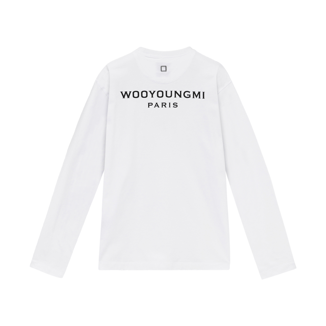 우영미 백로고 롱슬리브 티셔츠 화이트 - 25FW(Wooyoungmi Back Logo Long Sleeve T-Shirt White - 25FW) - 2