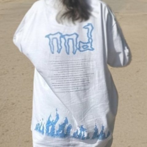 Nonnod Soft Drink T-Shirt Dirty White, Nonnod Soft Drink T-Shirt Dirty White 착용 스타일