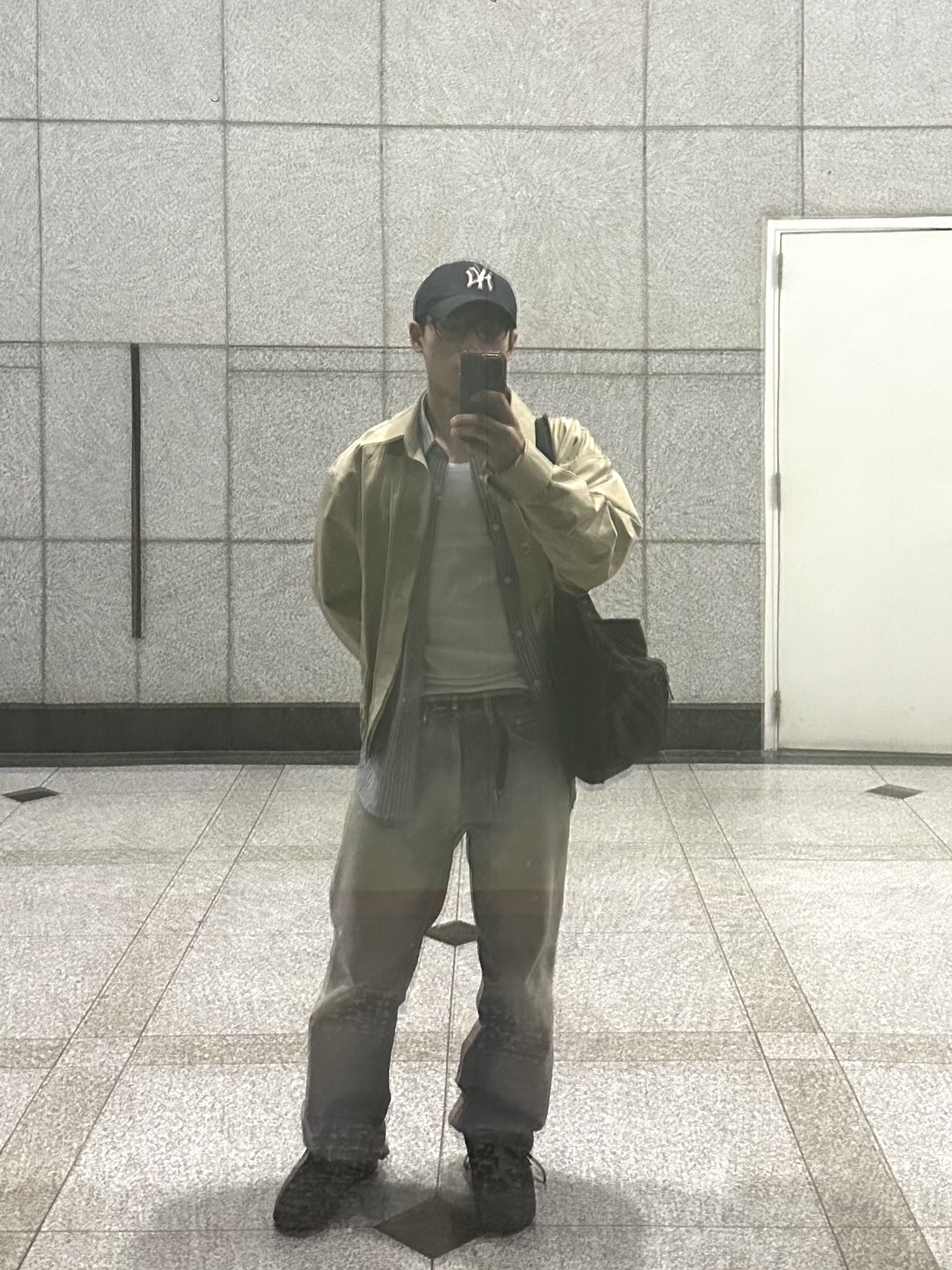 Our Legacy Third Cut Digital Denim Print 착용 스타일 - 1