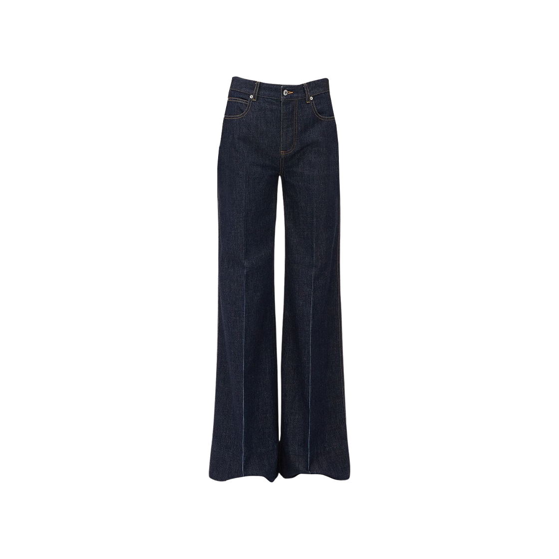 813509V0W204245 (W) Bottega Veneta Indigo Palazzo Jeans Indigo