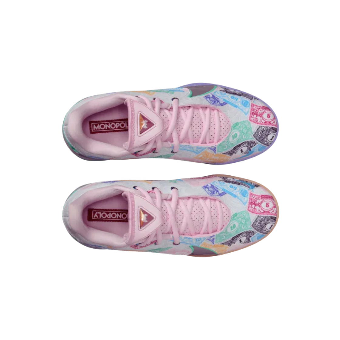 (GS) 나이키 x 모노폴리 르브론 22 커런시 화이트 발틱 블루((GS) Nike x Monopoly Lebron XXII Currency White Baltic Blue) - 2