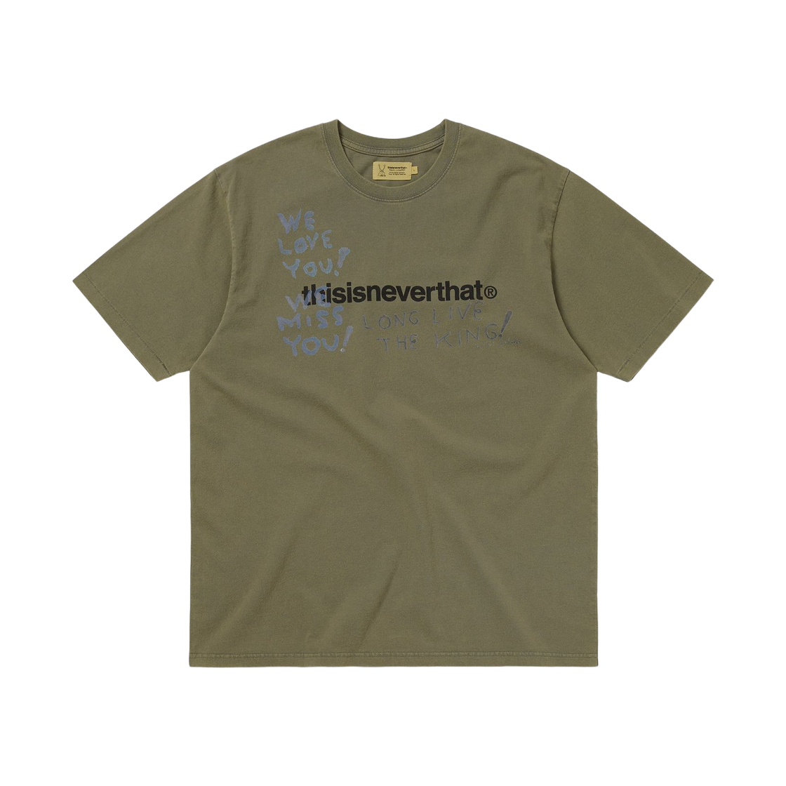 디스이즈네버댓 x 다니엘 존스턴 커비 티셔츠 머드(Thisisneverthat x Daniel Johnston Kirby T-Shirt Mud) - 1