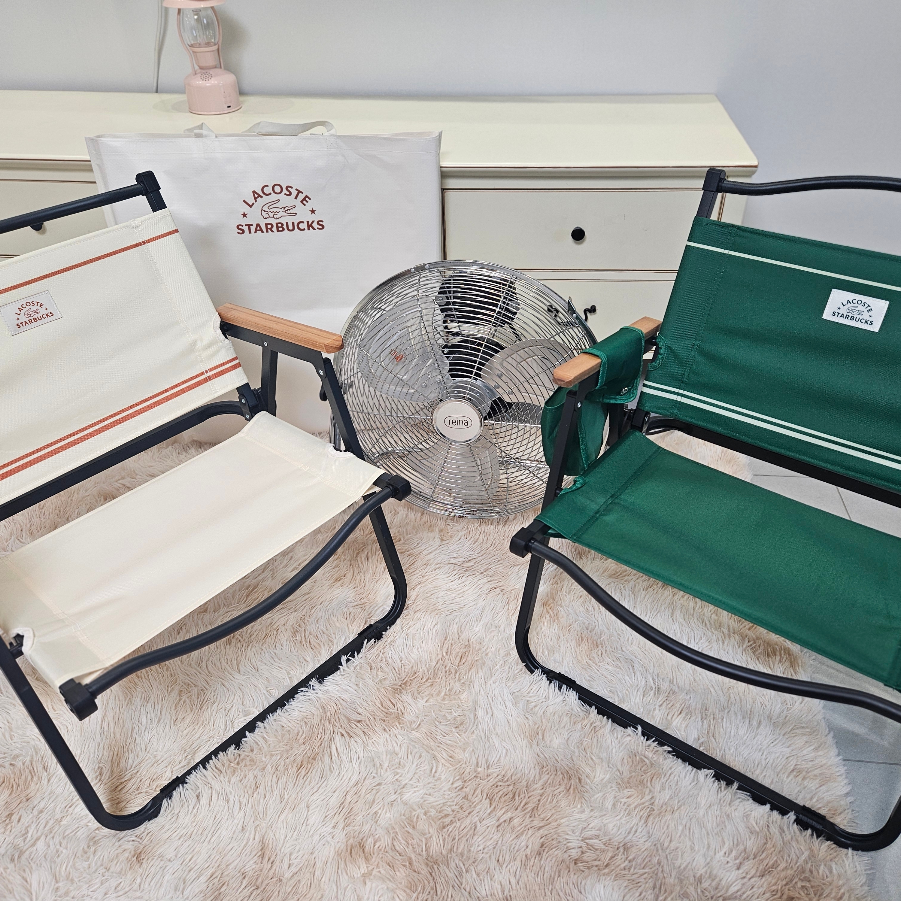 Starbucks x Lacoste Trent Towel Ivory, Starbucks x Lacoste Trent Towel Stripe 착용 스타일 - 6