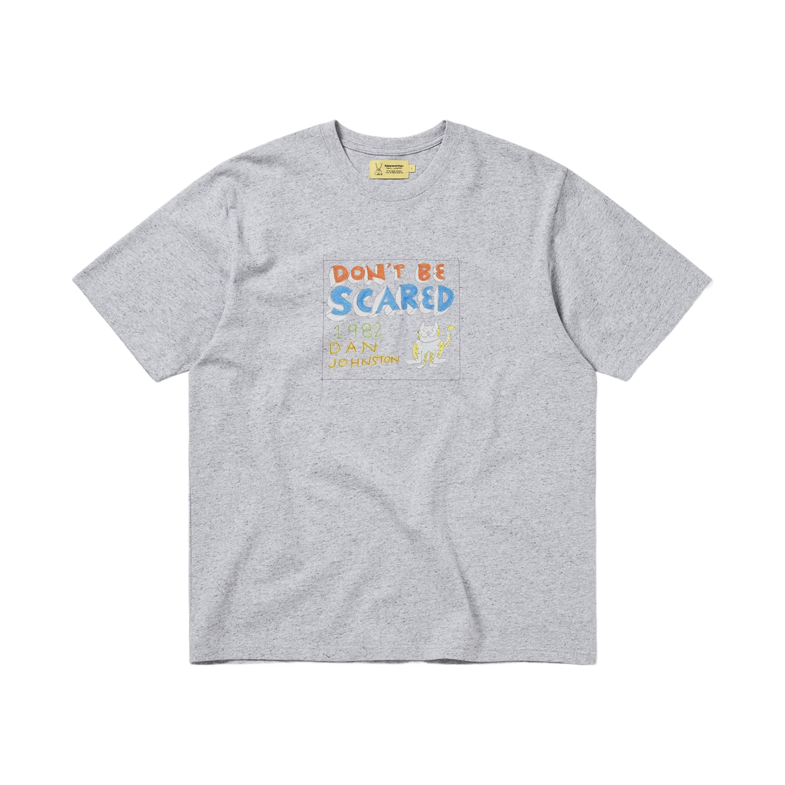 디스이즈네버댓 x 다니엘 존스턴 스케어드 티셔츠 헤더 그레이(Thisisneverthat x Daniel Johnston Scared T-Shirt Heather Grey) - 1