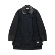 Stussy x Our Legacy Work Shop Fireman Jacket Black Nylon Cordura
